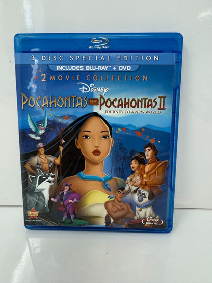 Pocahontas / Pocahontas II (Blu-ray) Disney Classic Good Condition!!!