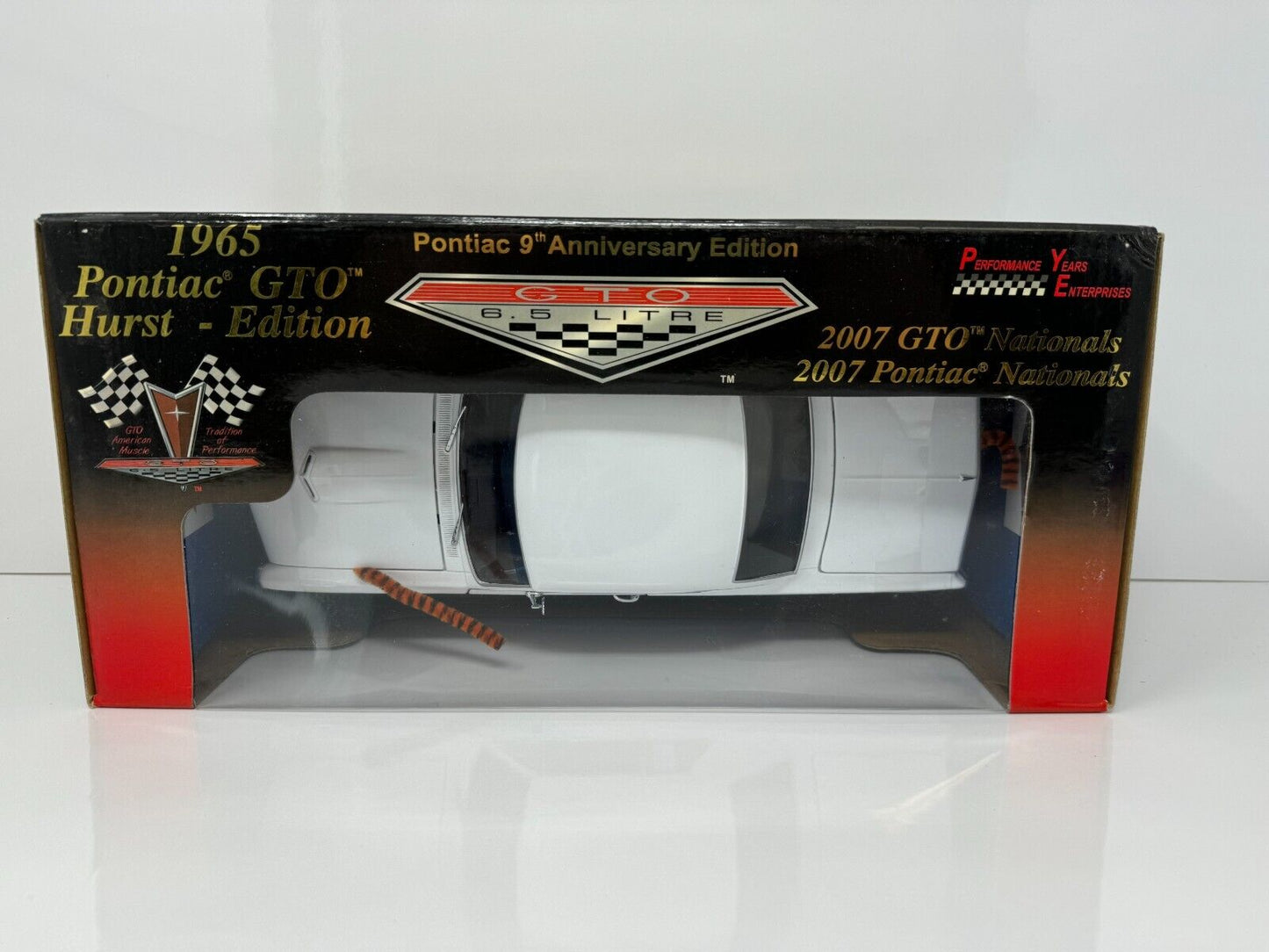 Sun Star 1965 Pontiac GTO Hurst 2007 Nationals Tiger Tail 1:18 Diecast 1 of 400