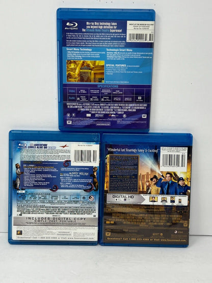 Night at the Museum 1-3 Trilogy (Blu-ray) Comedy Good Condition!!!