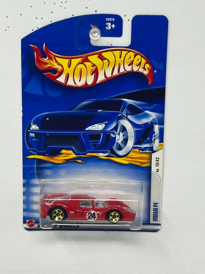 Hot Wheels Ferrari P4 Red 1:64 Diecast