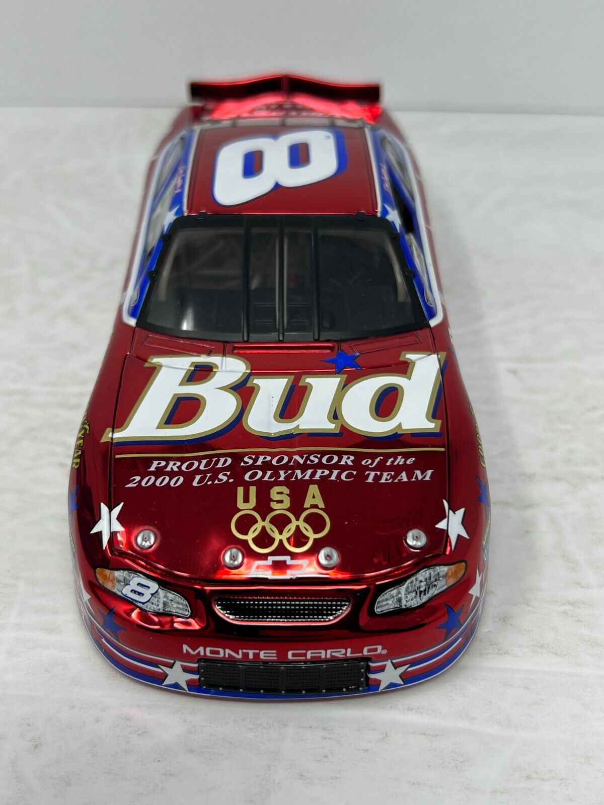 Action Nascar #8 Dale Earnhardt Jr. Budweiser U.S. Olympic Chrome 1:24 Diecast