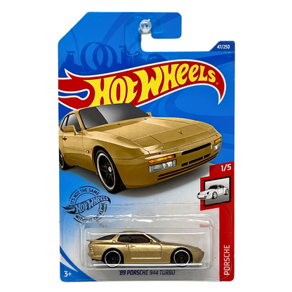 Hot Wheels 1989 Porsche 944 Turbo 1:64 Diecast Gold