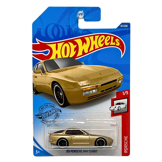 Hot Wheels 1989 Porsche 944 Turbo 1:64 Diecast Gold