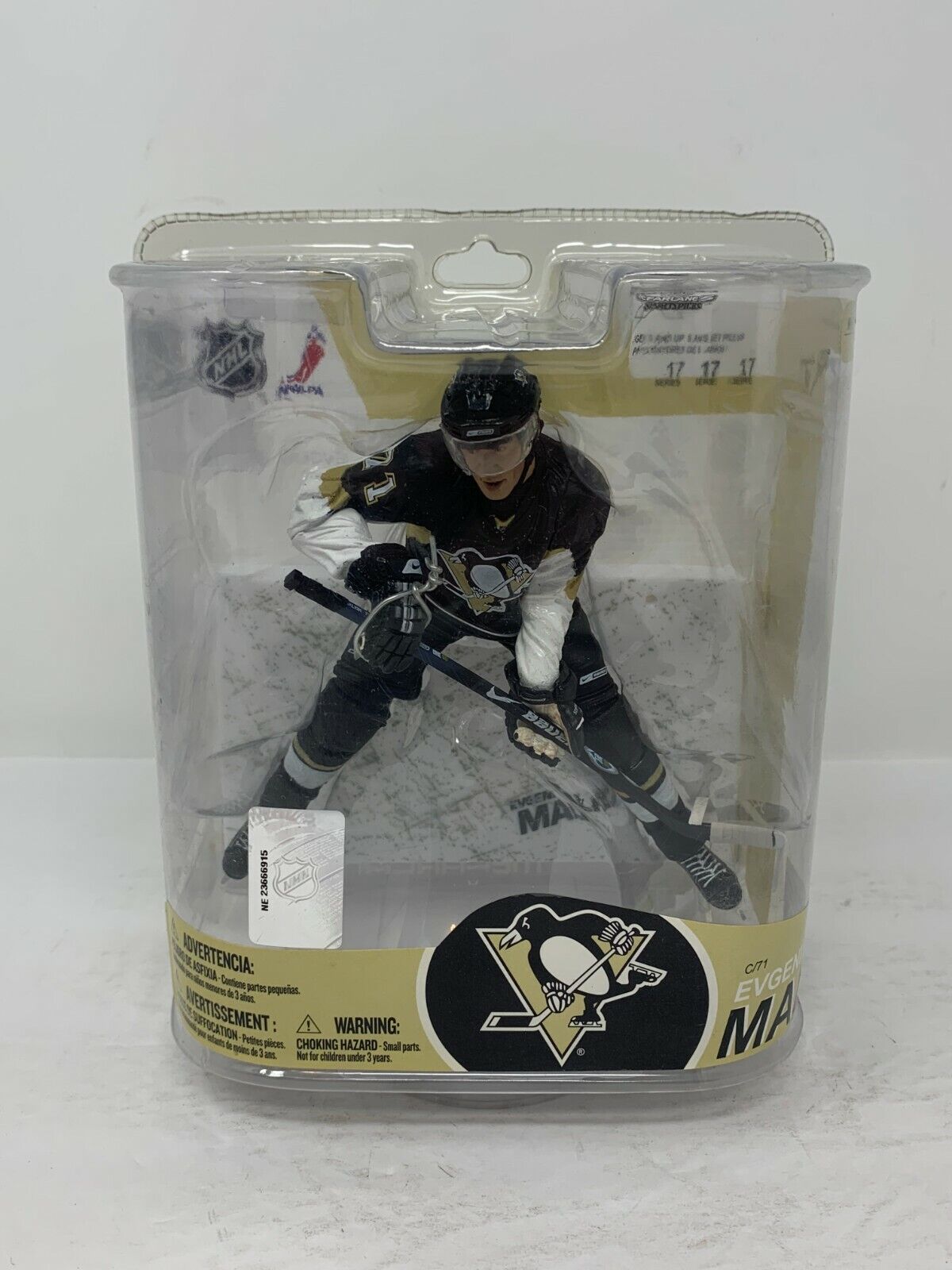 Mcfarlane NHL Evgeni Malkin Pittsburgh Penguins Black Jersey Series 17 Figure