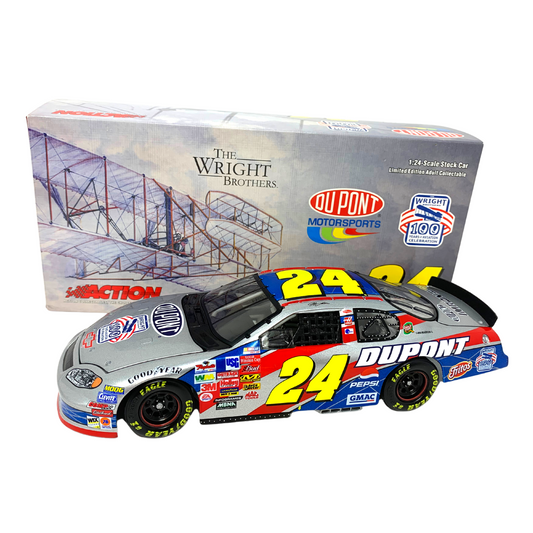 Action Nascar #24 Jeff Gordon DuPont Wright Brothers 2003 Chevy 1:24 Diecast