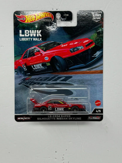 Hot Wheels Premium Mountain Drifters Nissan Skyline Silhouette 1:64 Diecast