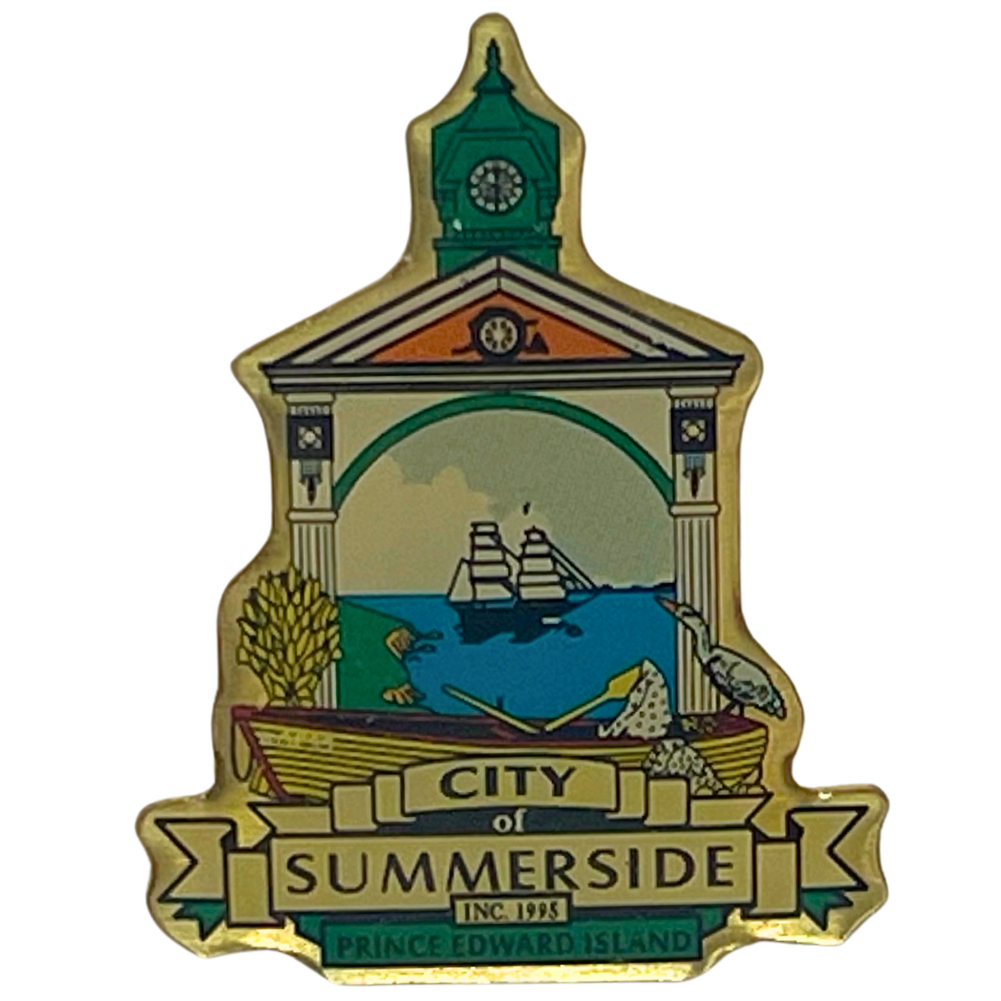 Summerside Prince Edward Island PEI Souvenir Cities & States Lapel Pin SP4 V3