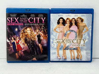 Sex and the City / Sex and the City 2 (Blu-ray) Comedy Good Condition!!!