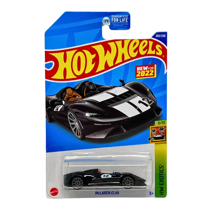 Hot Wheels HW Exotics McLaren Elva Black 1:64 Diecast