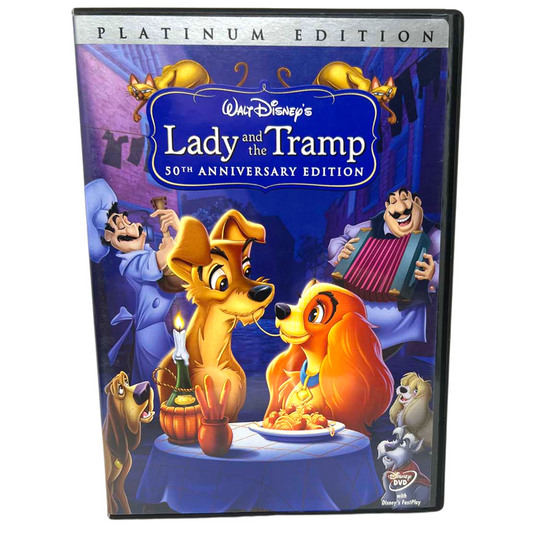 Disney Lady and the Tramp (DVD) Platinum Edition Classic Good Condition!!!