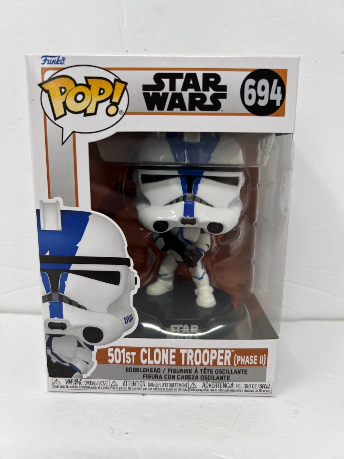 Funko Pop! Star Wars #694 501st Clone Trooper (Phase II) Bobble-Head