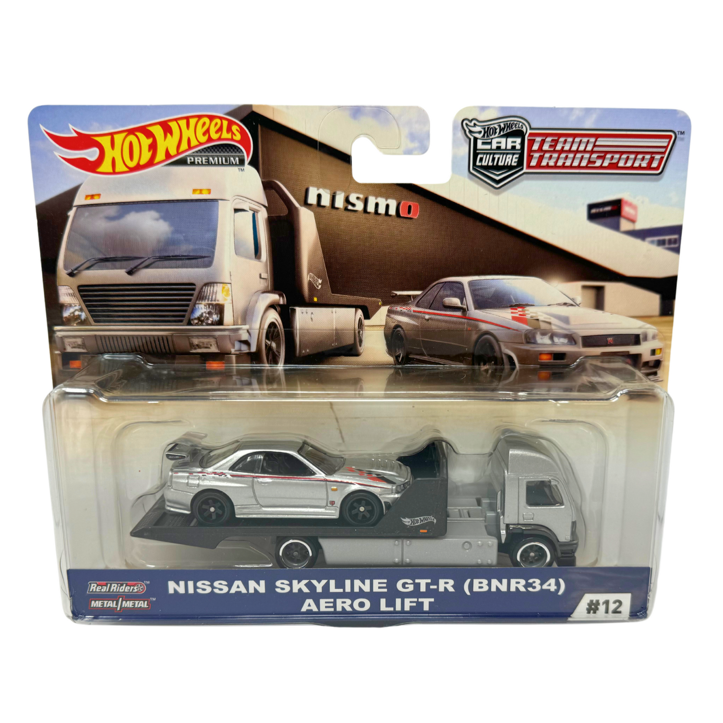 Hot Wheels Premium #12 Team Transport Nissan Skyline GT-R BNR34 1:64 Diecast