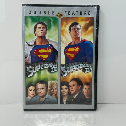 Superman III / Superman 4: The Quest For Peace (DVD) DC Brand New and Sealed!!!