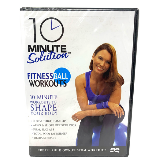 10 Minute Solution Fitness Ball Workouts (DVD) Brand New and Sealed!!!