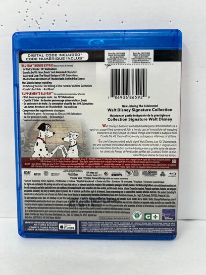 101 Dalmatians (Blu-ray) Disney Classic Good Condition!!!