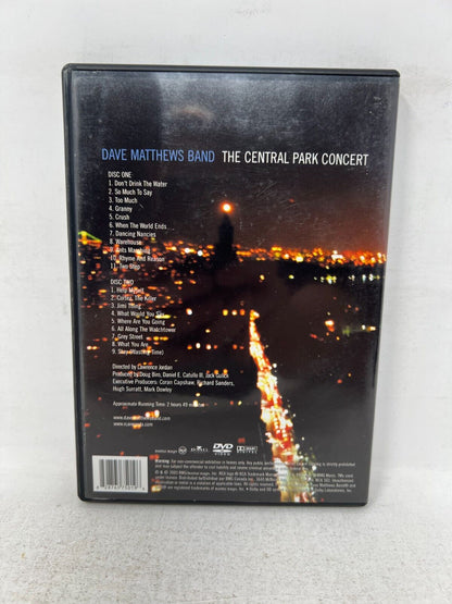 Dave Matthews Band The Central Park Music Concert (DVD) Good Condition!!!