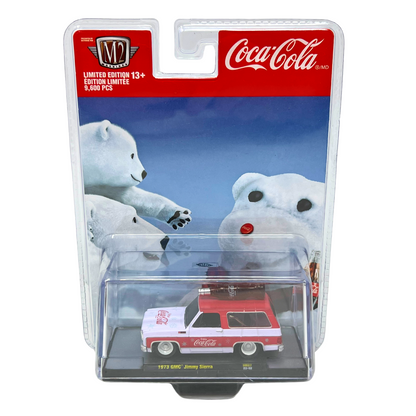 M2 Machines Coca-Cola 1973 GMC Jimmy Sierra 1:64 Diecast