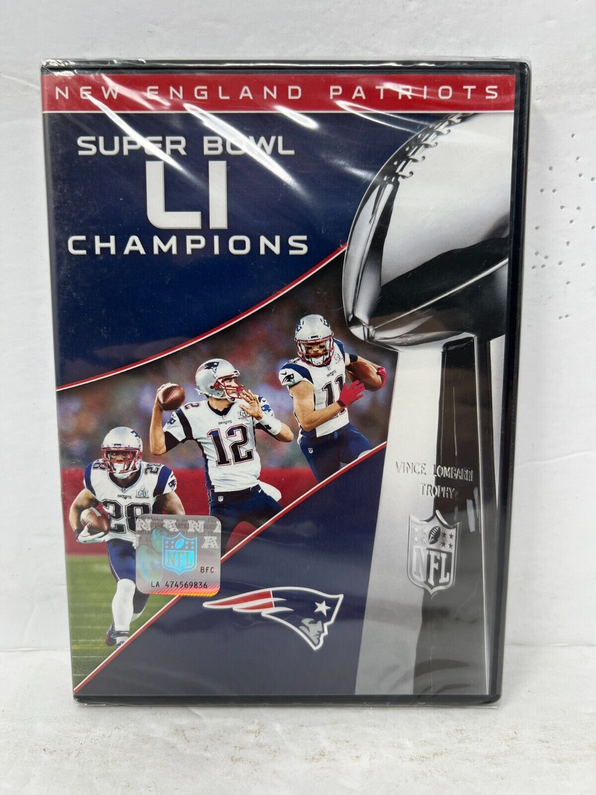 Super Bowl LI Champions New England Patriots (DVD) Sports NFL New and Sealed!!!