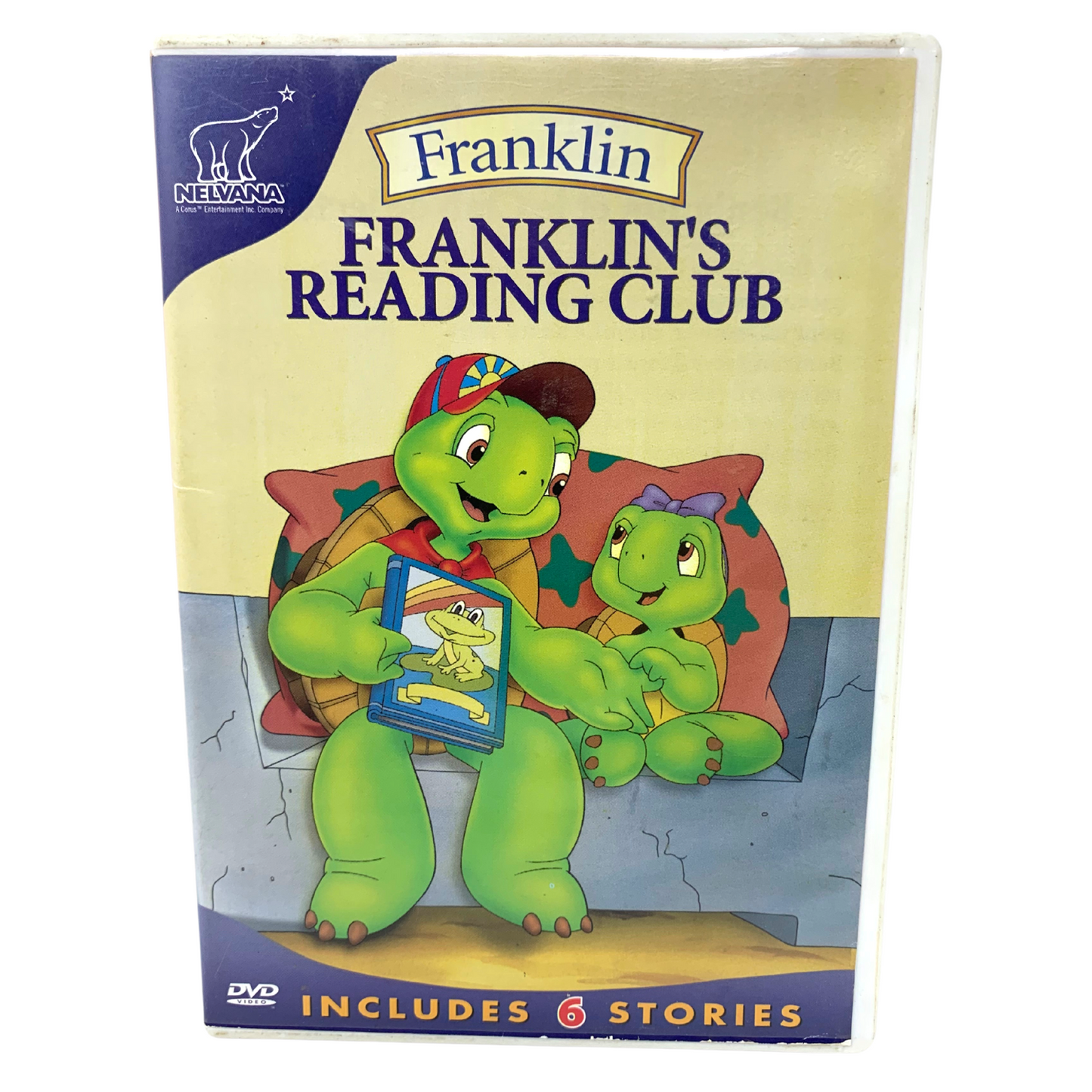 Franklin's Reading Club 6 Stories (DVD) Kids Cartoon Good Condition!!!