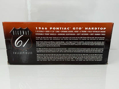 Highway 61 1966 Pontiac GTO Hardtop 1:18 Diecast