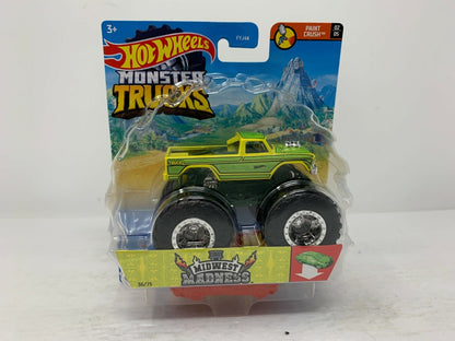 Hot Wheels Monster Trucks Paint Crush Midwest Madness 1:64 Diecast