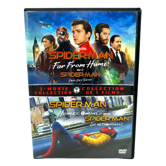 Spider-Man 2 Movie Collection (DVD) Homecoming & Far From Home Marvel 2 Pack