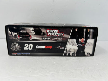 Action Nascar #20 Joey Logano Gamestop Kentucky Raced Win 2008 1:24 Diecast