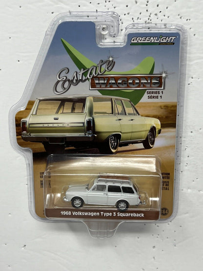 Greenlight Estate Wagons 1968 Volkswagen Type 3 Squareback 1:64 Diecast