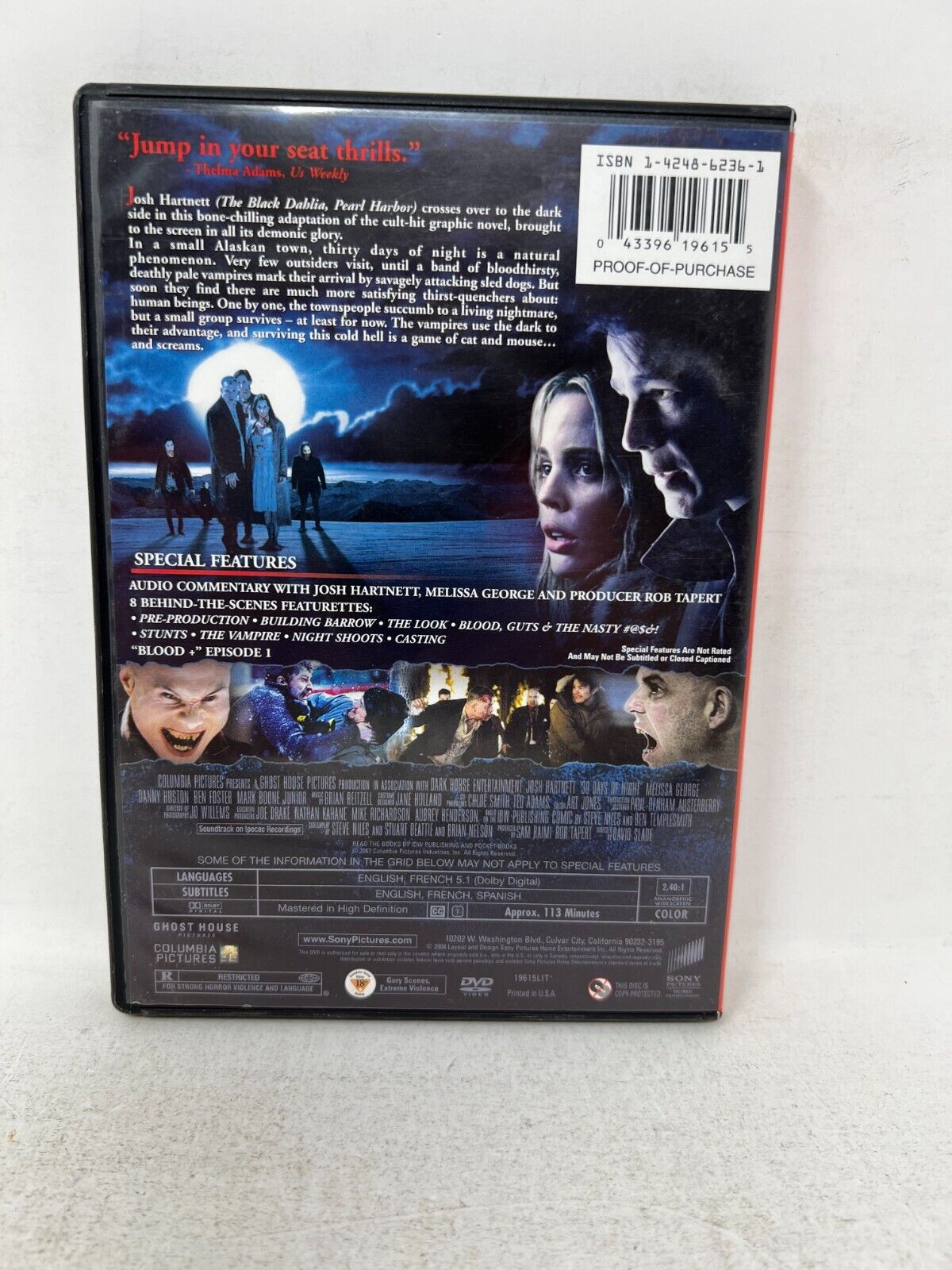 30 Days of Night (DVD) Horror Good Condition!!!