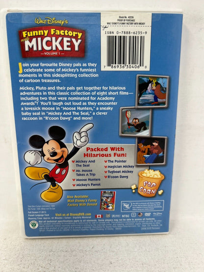 Disney Funny Factory With Mickey Vol. 1 (DVD) Good Condition!!!