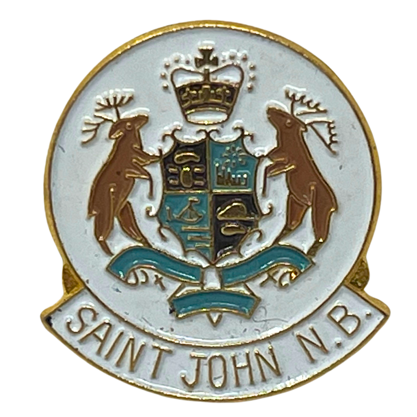 Saint John New Brunswick Souvenir Cities & States Lapel Pin SP5 V8