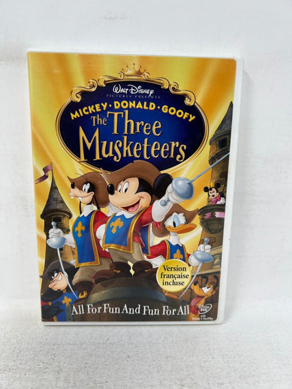 Disney The Three Musketeers Mickey, Donald & Goofy (DVD) Good Condition!!!