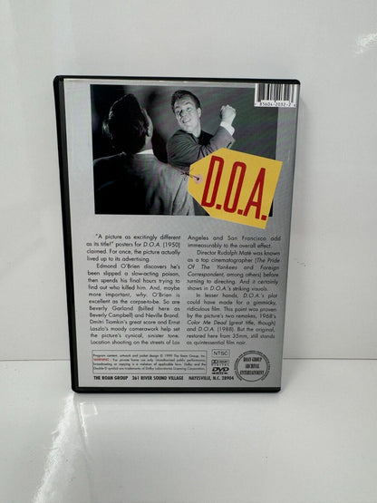 D.O.A. (DVD) Thriller Good Condition!!!