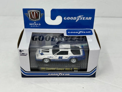 M2 Machines Goodyear 1985 Chevrolet Camaro Iroc-Z 1:64 Diecast V2