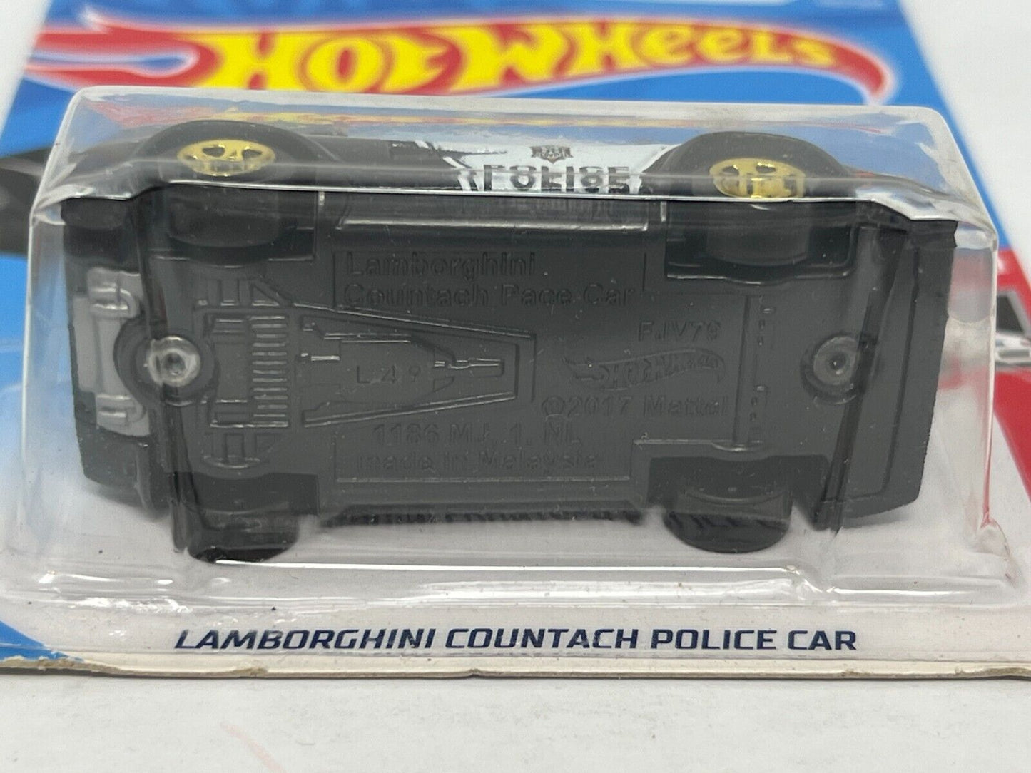 Hot Wheels HW Rescue Lamborghini Countach Police Car 1:64 Diecast