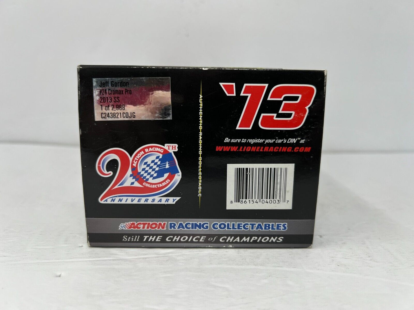 Lionel Nascar #24  Jeff Gordon Cromax Pro 2013 Chevrolet 1:24 Auto Hologram COA