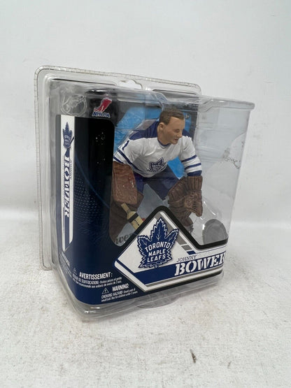 Mcfarlane NHL Johnny Bower Toronto Maple Leafs White Jersey Series 32 Figure