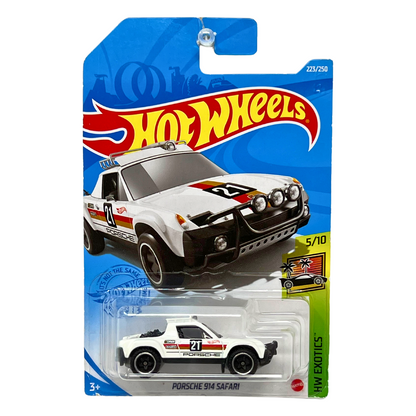 Hot Wheels HW Exotics Porsche 914 Safari White 1:64 Diecast