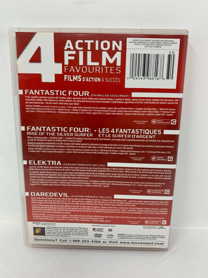 4 Marvel Action Film Favourites (DVD) Collection Good Condition!!!