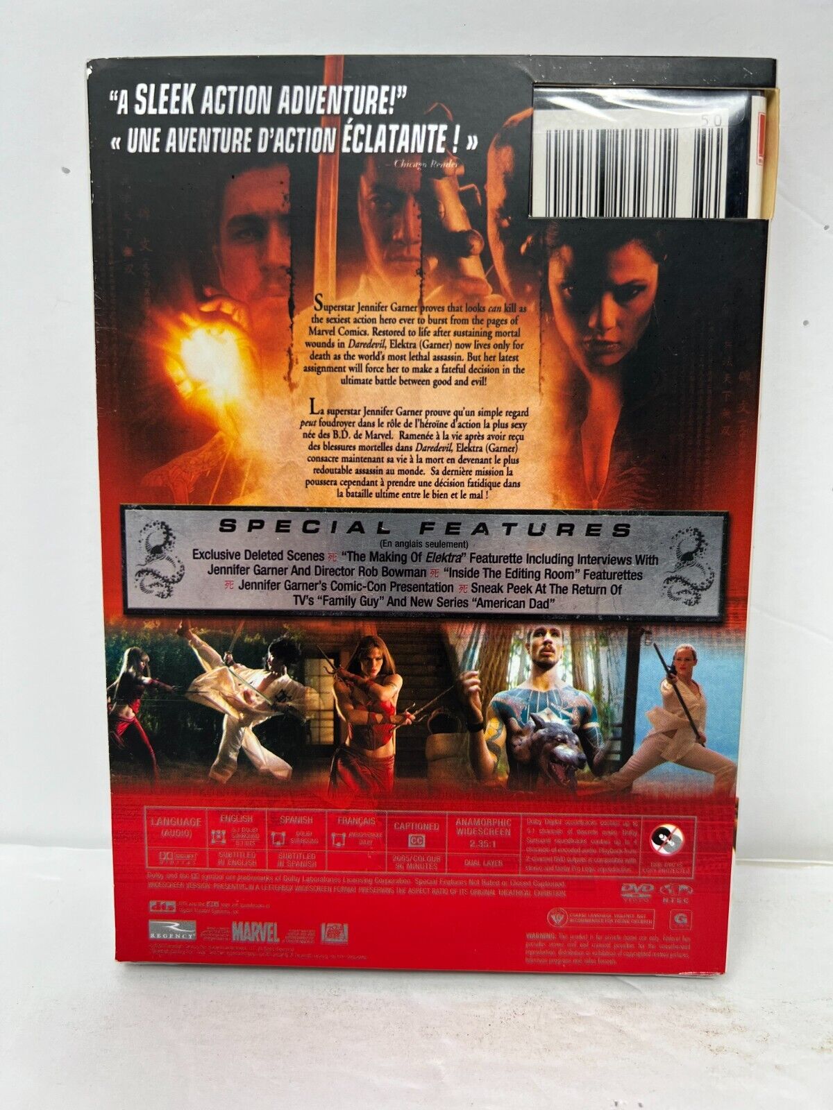 Elektra (DVD) Marvel New and Sealed!!!