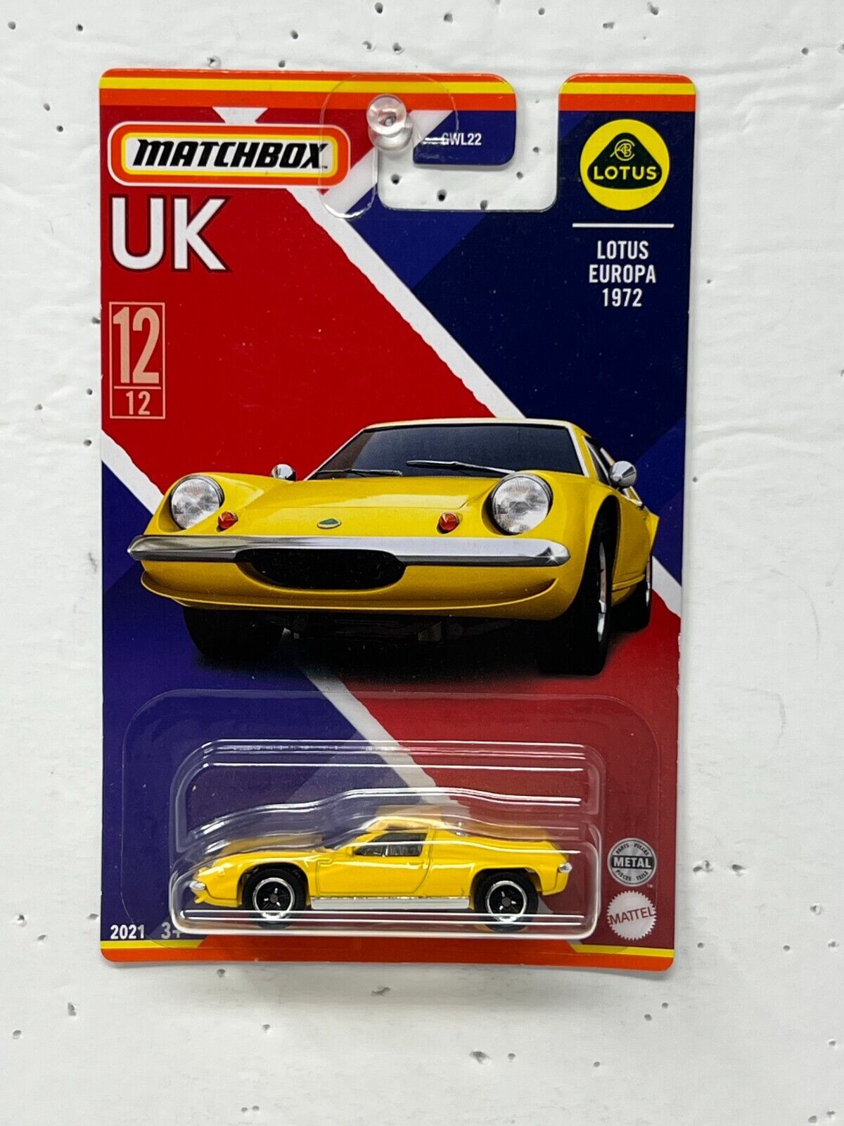 Matchbox UK Lotus Europa 1972 1:64 Diecast