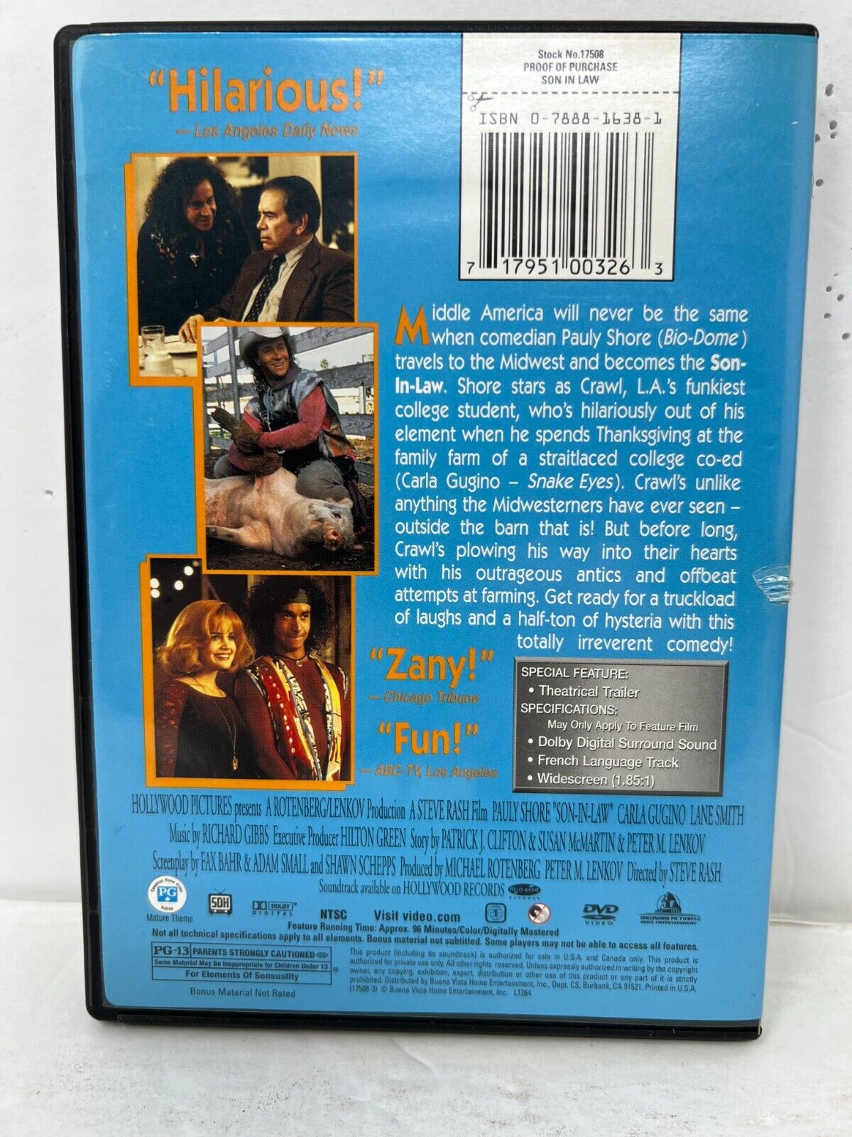 Son in Law (DVD) Comedy Good Condition!!!