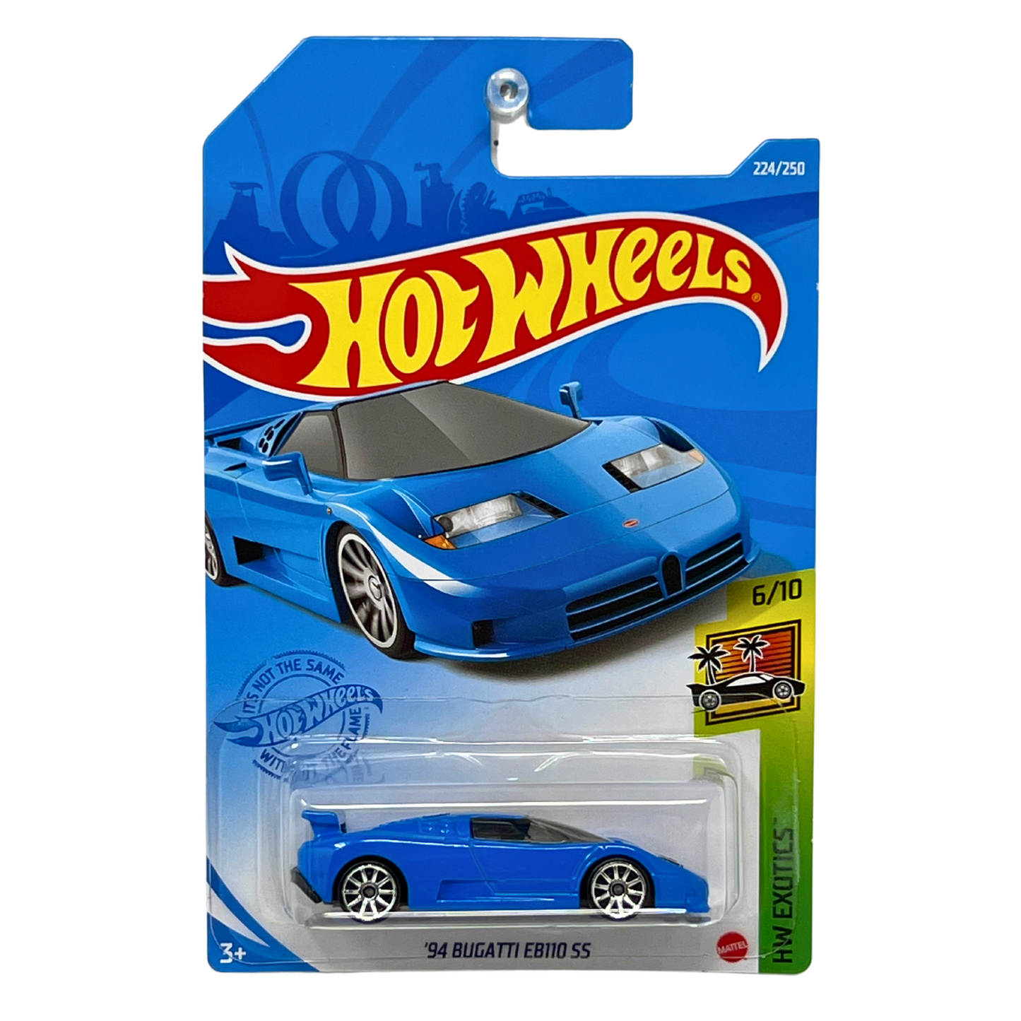 Hot Wheels HW Exotics '94 Bugatti EB110 SS Blue 1:64 Diecast