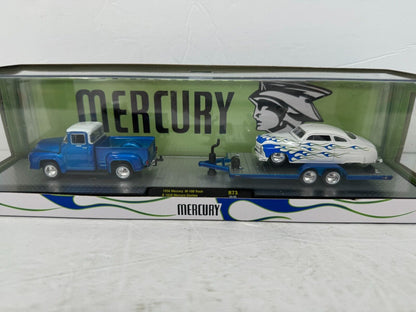 M2 Machines 1956 Mercury M-100 Truck & 1949 Mercury Auto-Haulers 1:64 Diecast