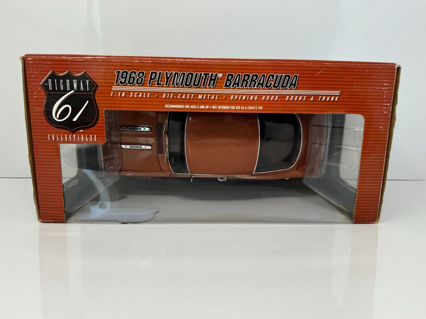 Highway 61 1968 Plymouth Barracuda 1:18 Diecast