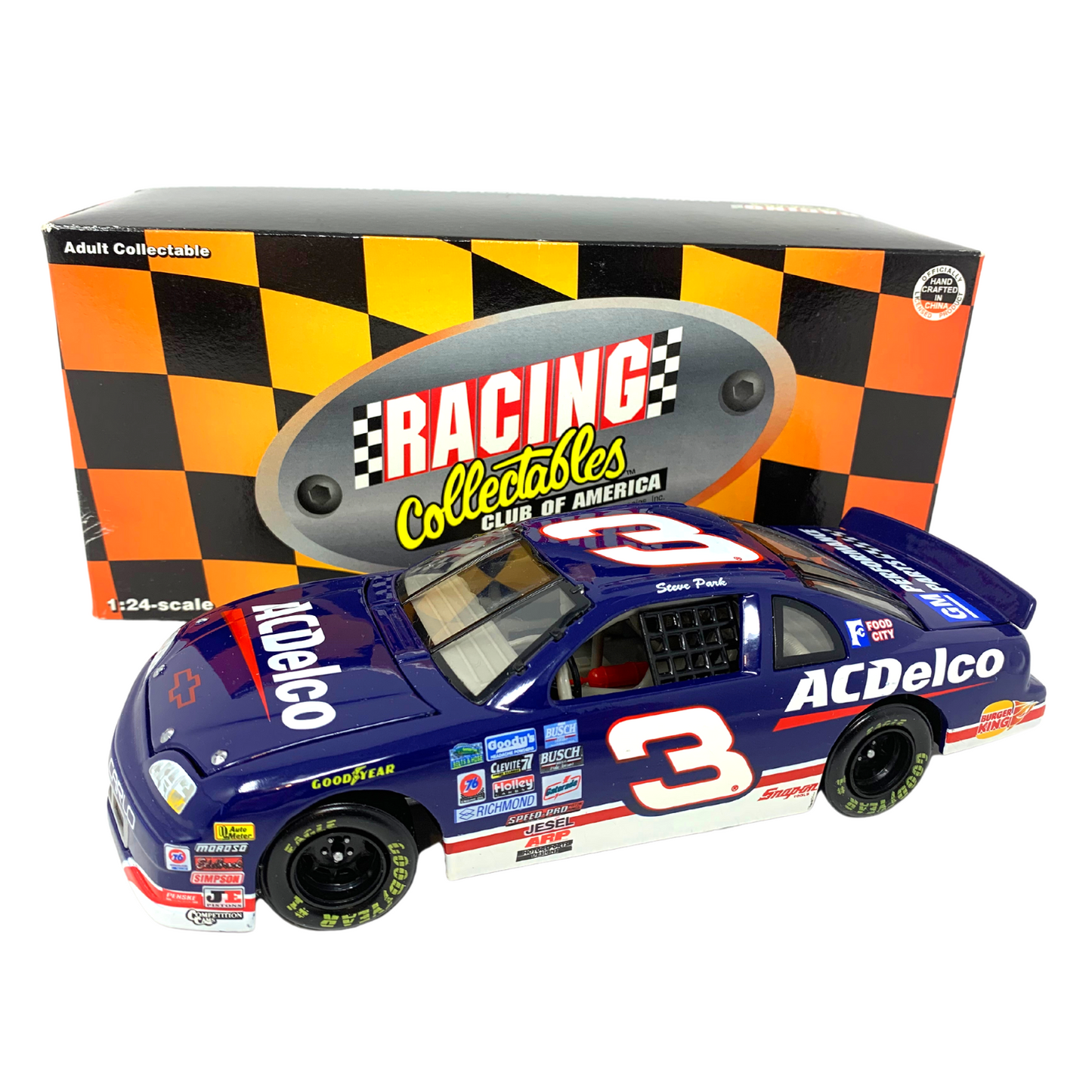 Action Nascar RCCA #3 Steve Park AC Delco 1997 Monte Carlo 1:24 Diecast