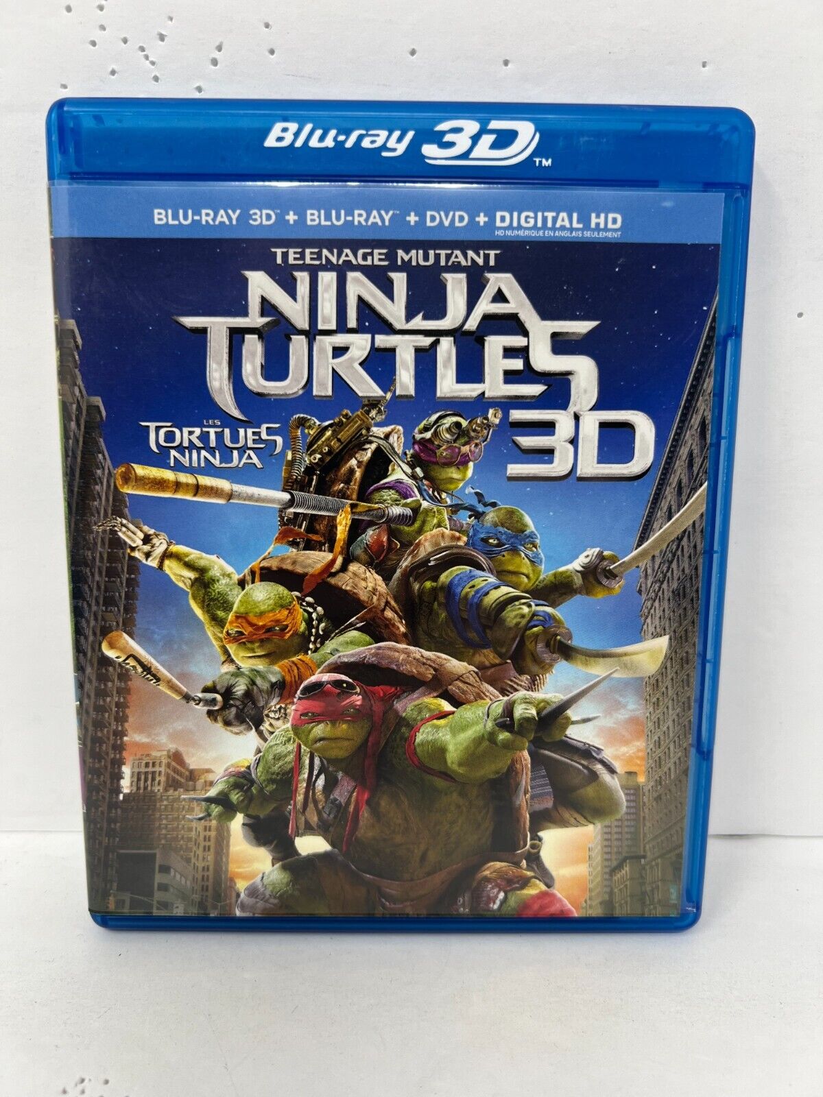 Teenage Mutant Ninja Turtles (Blu-ray 3D) Family Good Condition!!!