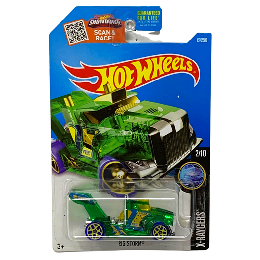 Hot Wheels Treasure Hunt X-Raycers Rig Storm 1:64 Diecast