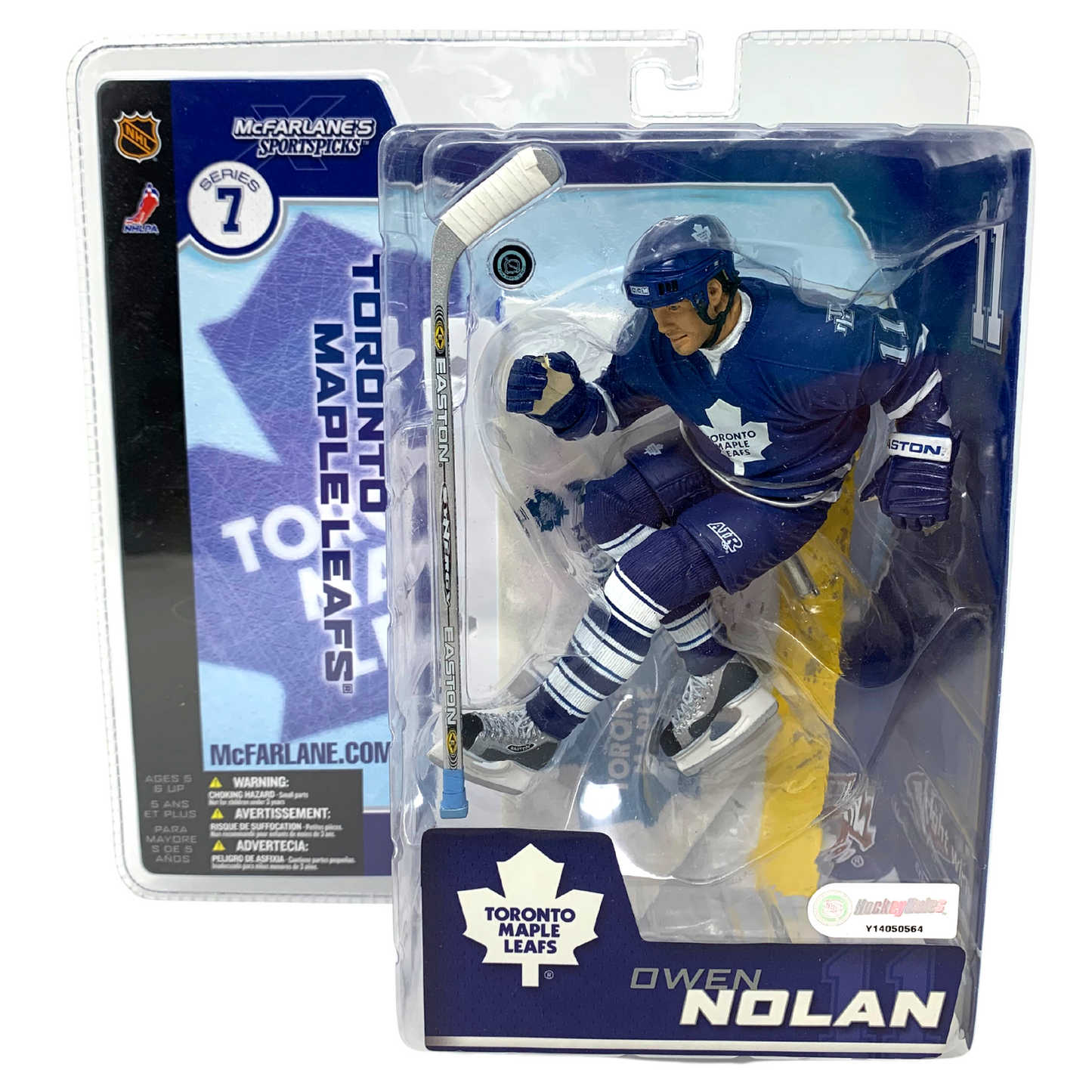 Mcfarlane NHL Owen Nolan Toronto Maple Leafs Chase Blue Jersey Series 7 Figure