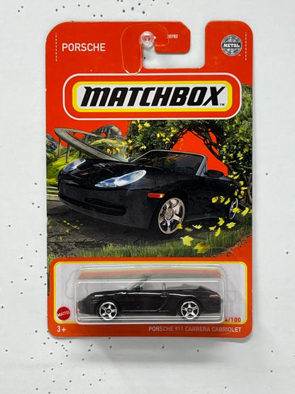 Matchbox Porsche 911 Carrera Cabriolet Black 1:64 Diecast Version 2